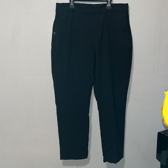 EUC MEN’S XL SHORT FIGSPRO BLACK STRAIGHT LEG TROUSERS - Picture 3 of 13